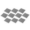 10pcs Plush Foam Floor Mat Prevent Slip Cuttable Thickened Interlocking Carpet Tiles for Bedroom