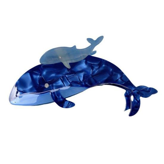 Женская заколка для волос в форме китовой акулы, заколка для волос с уксусной кислотой, противоскользящая большая заколка, заколка на заднюю часть головы, заколка для волос, аксессуары для головы