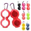 Golfs Balls Holder Balls Marker Holder Golfs Balls Holder Case Holder Clip Double Storage Sleeve Golfs Balls Carriers