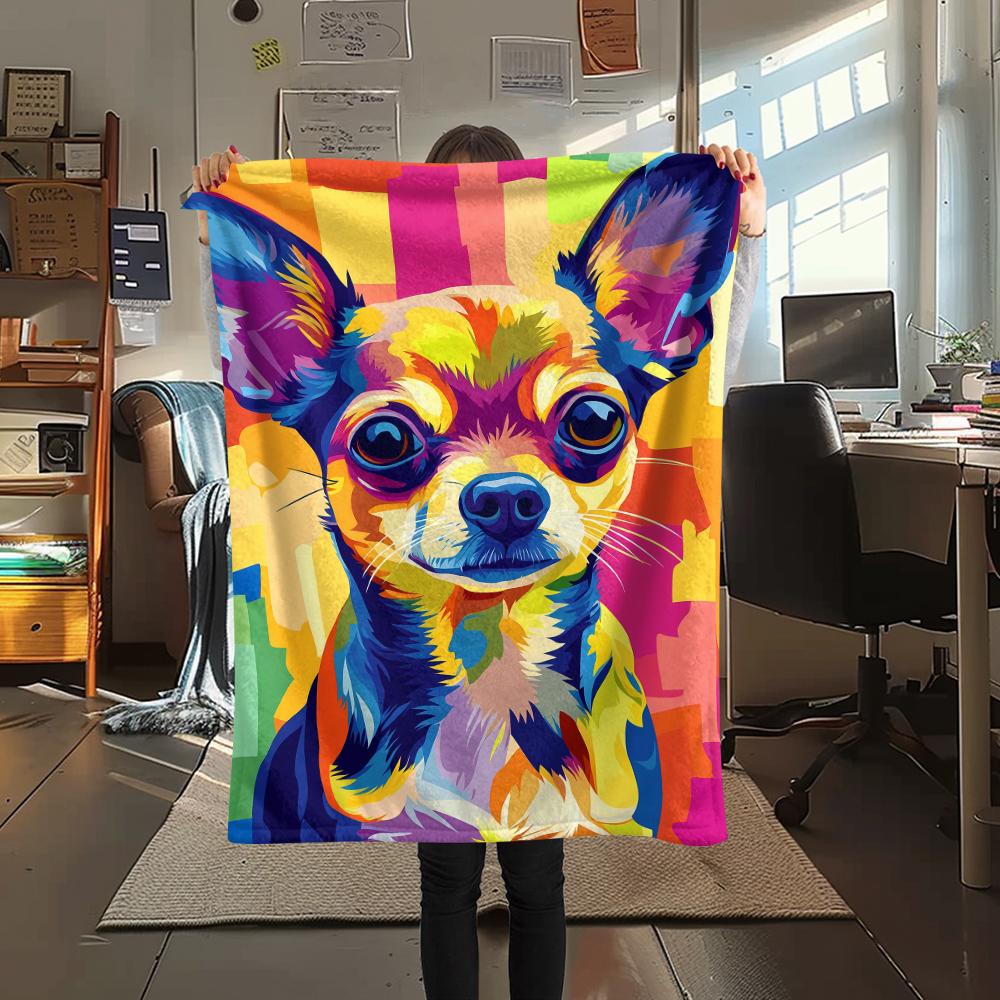 puppy vintage butterfly Print Flannel Blanket,High quality Comfortable for All Seasons,Home Decor,Warmth and Comfort,Perfect for Christmas Gifts