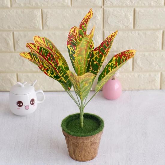 1шт ложные вечнозеленые искусственные растения водонепроницаемый домашний отель неувядающее украшение