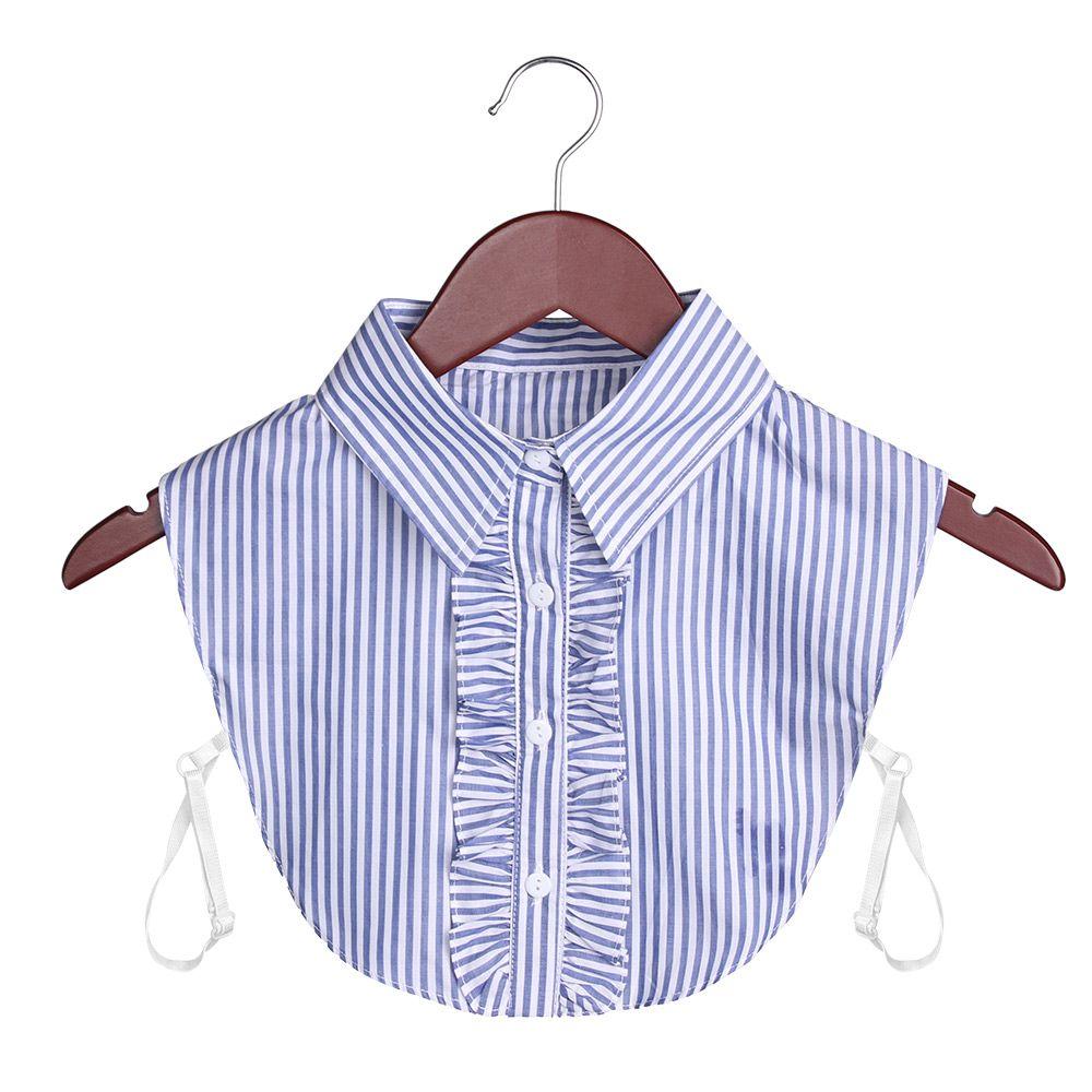 Лацкан Леопардовый Зернистый Ковбойская Классическая Блузка Ложный Воротник Хлопковая Одежда Аксессуары Рубашка Накладной Воротник