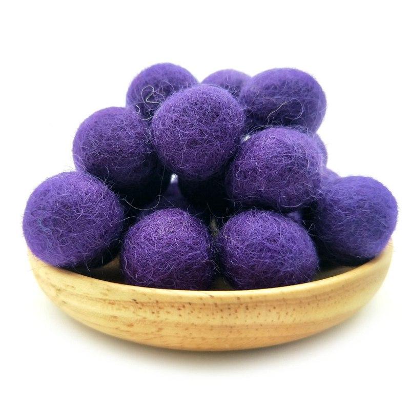 Шерстяной фетровый шар ручной работы, рождественские 10 шт., серьги, аксессуары, цветной меховой шар, сделай сам, помпоны, шар из шерстяной пряжи, 1,5 см