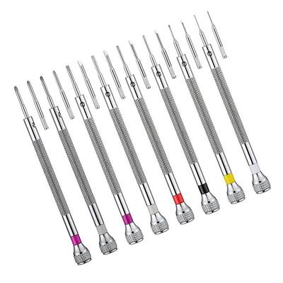 Отвертка для часов, прецизионная микроотвертка для ювелирных изделий, 0,6-1,6 мм, ремонт часов