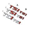 1Pcs 3D Metal TSI Car Side Fender Rear Trunk Emblem Car Styling Badge Sticker Decals