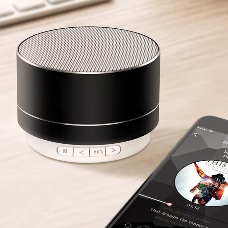 Беспроводная Bluetooth-колонка Маленькая стальная пушка Сабвуфер Портативная мини Bluetooth-колонка Цветная Уличные колонки для ПК Ноутбуков