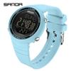 Sanda Waterproof Multifunction Luminous Sports Watch - Unisex Outdoor Fashion with Alarm Clock