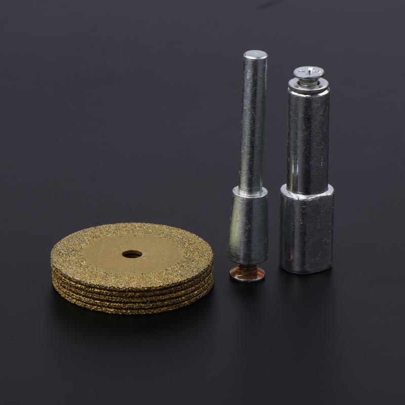 5/6 шт. 40 мм мини-отрезной диск для резки мрамора и нефрита, аксессуары, алмазный шлифовальный круг, лезвие циркулярной пилы