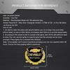 Metal Car Body Side Rear Tail Badge Sticker for Chevrolet Cruze Silverado Traverse Spark Equinox Sail Onix Malibu Captive Aveo