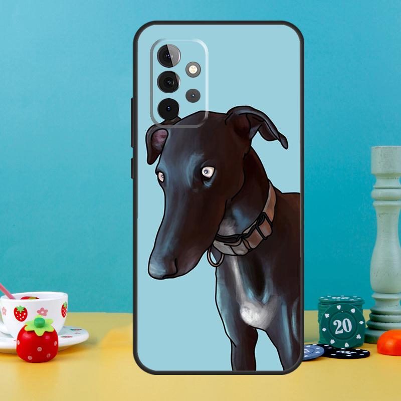 Galgo Greyhound Dog Case For Samsung Galaxy A05 A36 A56 A26 A16 A53 A33 A13 A12 A32 A52 A55 A35 A15 A54 A34 A14
