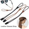 Holder Eyeglasses Cord Holders Sunglasses String Rope Eyewear Chain PU Leather Eyeglasses Strap