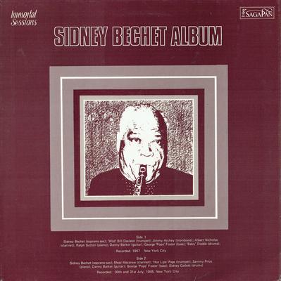 LP Пластинка СИДНЕЙ БЕШЕ - Альбом Сиднея Беше SAGA6900 Sagapan, Saga 1973 UK Джаз Б/У