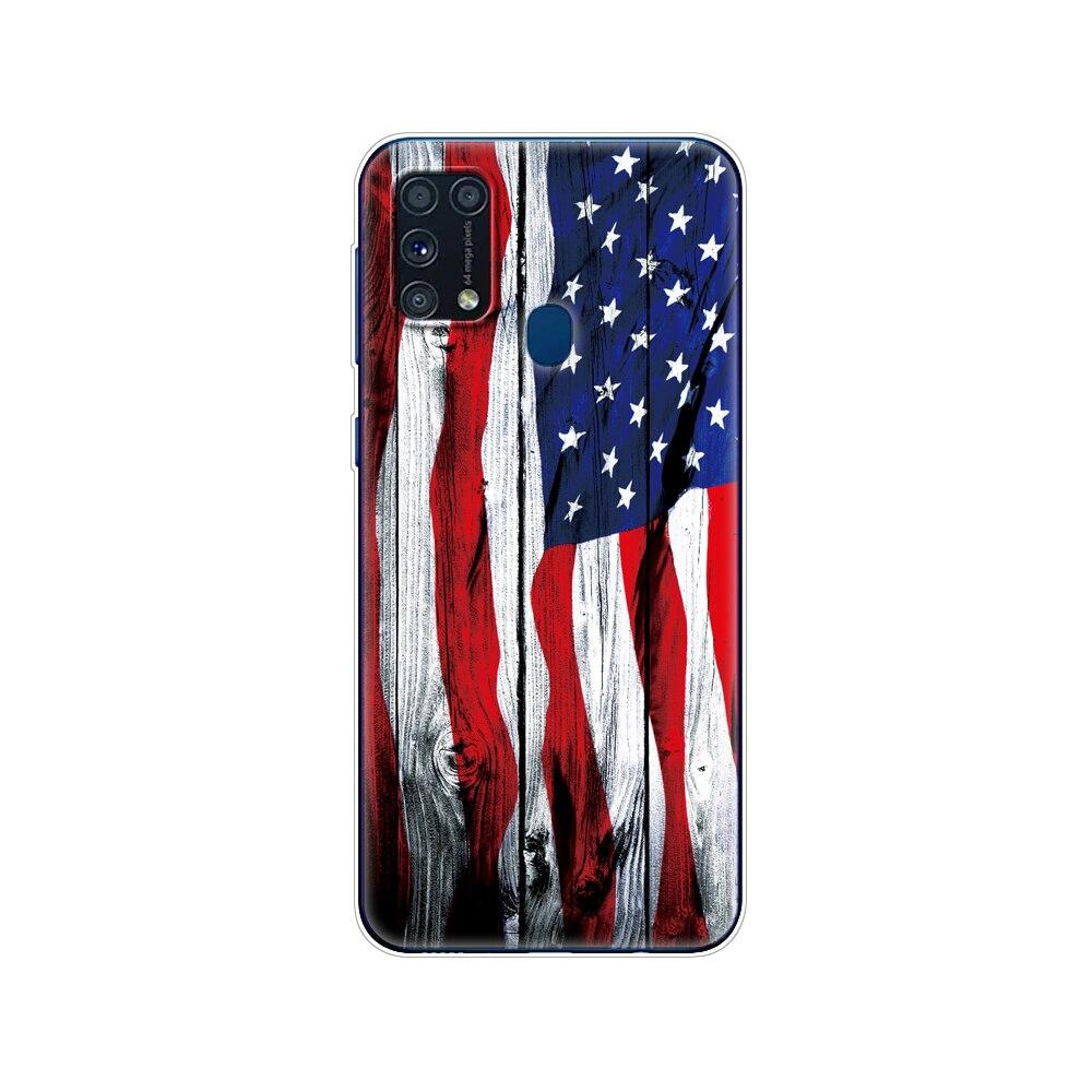For Samsung M31 Case 6.4" Silicon Soft Tpu Cover For Samsung Galaxy M31 M 31 SM-M315FZBVSER M315 Phone Back Protective Shell
