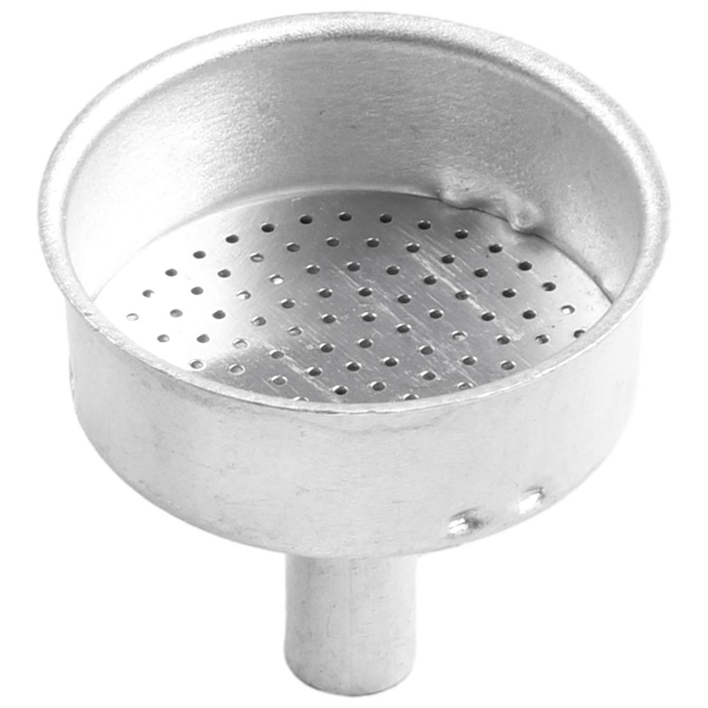 Stylish Aluminium Moka Funnel Filter Replacement for Moka Percolators 1 12 Cups