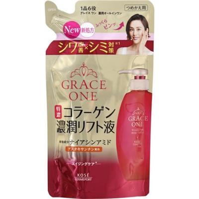 Kose Cosmeport Grace One Лечебный лифтинг-лосьон против морщин, сменный блок 200 мл