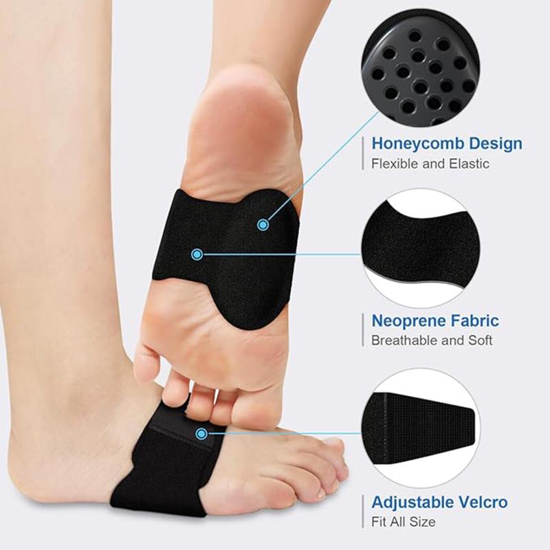1Pair Arch Pad Support For Flat Foot Correction High Arch Cushioning Pain Relief Foot Pads Orthopedic Insole