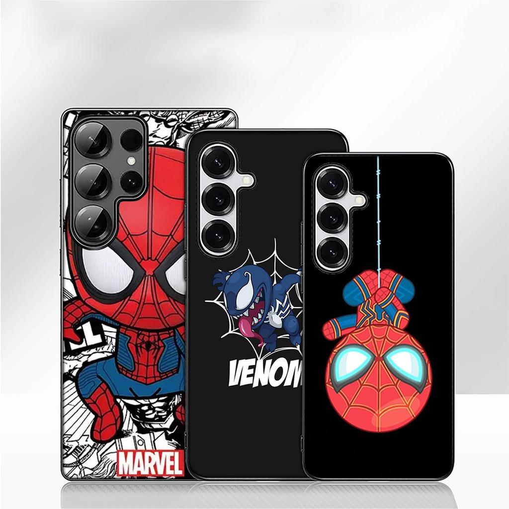 for Samsung Galaxy A55 A54 A25 A36 A17 A26 A35 A33 A34 A14 A37 S8 S9 S20 S21 FE S10 Plus Case SpiderMan Venom Spider Marvel Man