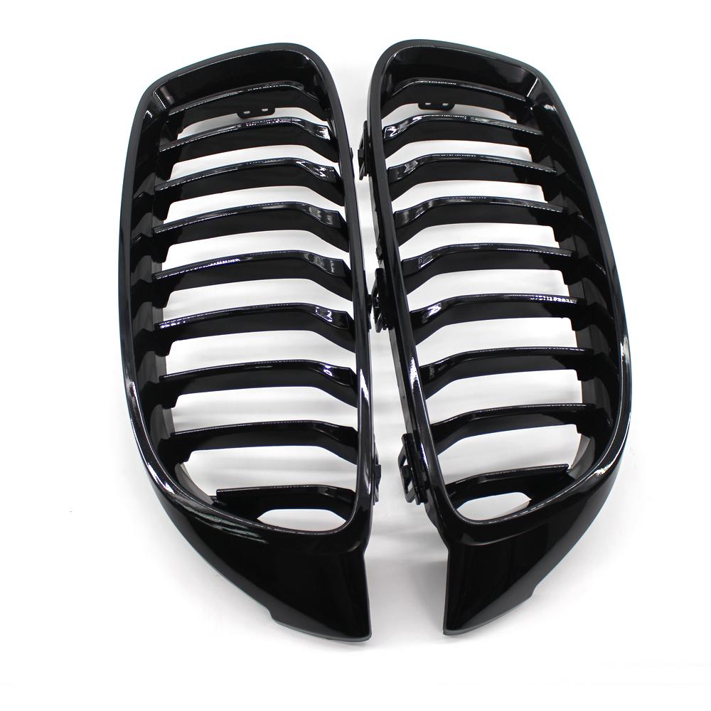 Глянцевая черная цветная передняя решетка, замена гриля для почек для BMW 4 серии F32 F33 F36 F80 F82 M4 Sport Style