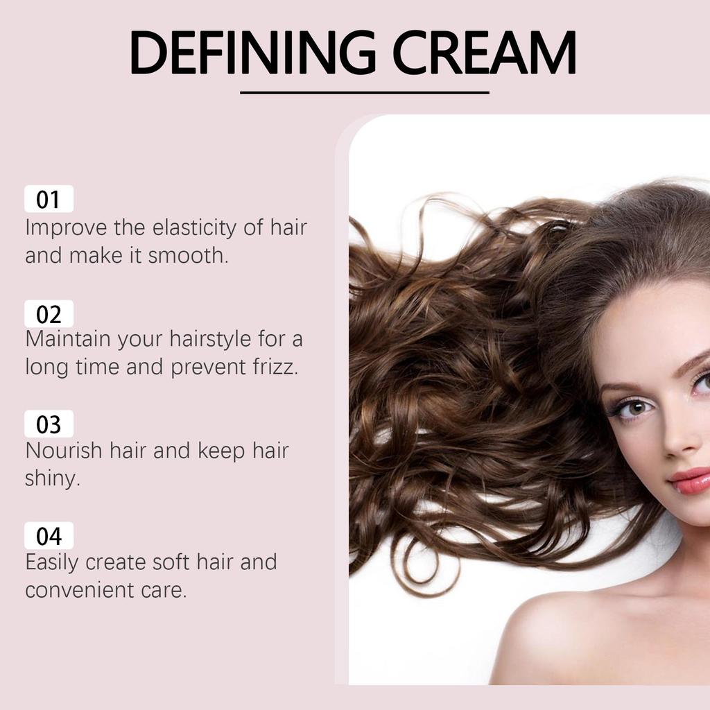 OUHOE Volumizing Curl Cream Nourishing Repair for Curls Smooth Texture Styling Hold For Hair 50ml