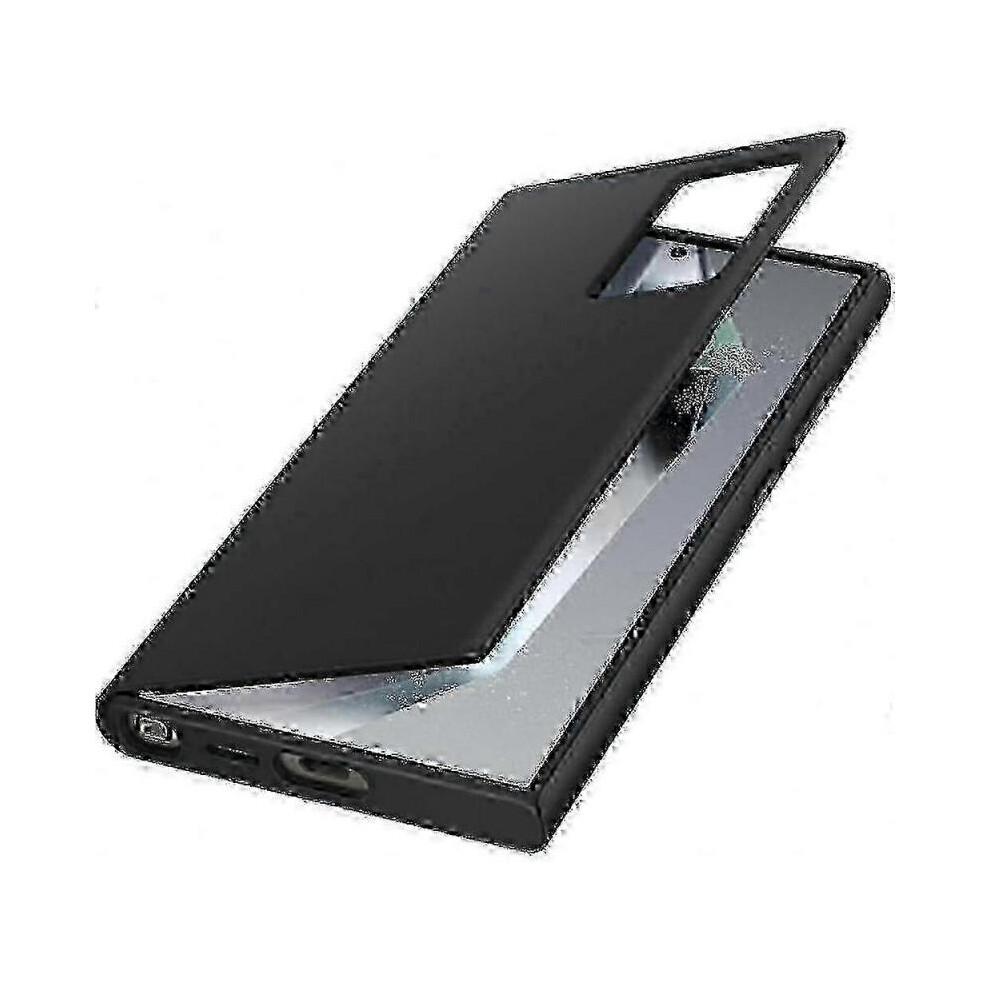Черный чехол-бумажник Smart View для Galaxy S24 Ultra