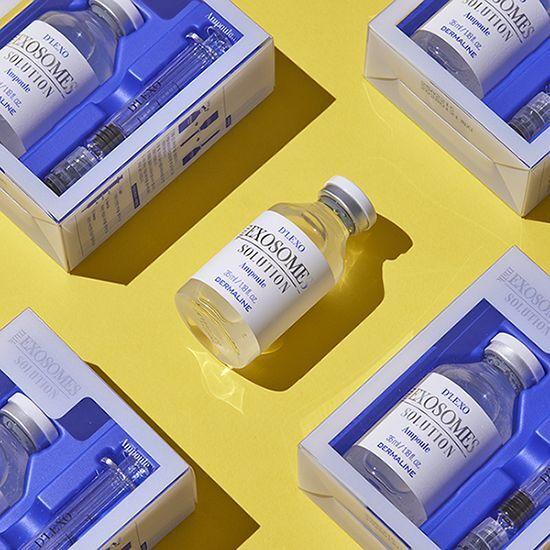 DERMALINE D'LEXO Молочная экзосома Укрепляющая ампула 35 мл – Глубокое увлажнение и уход против морщин для всех типов кожи