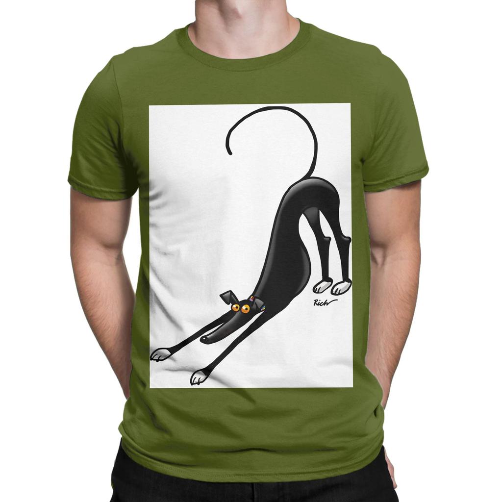 Bowdown Hound Funny 100 Cotton TShirt whippet Tops Tees For Unisex