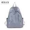 Korean Version of Casual Niche Canvas Backpack, Women's Fashion Versatile Student Schoolbag, Simple and Lightweight Backpack