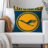 Deutsche L-lufthansa German Pillow Case Applicable Space For Guest Rooms Interiors Cars Office House Decoration