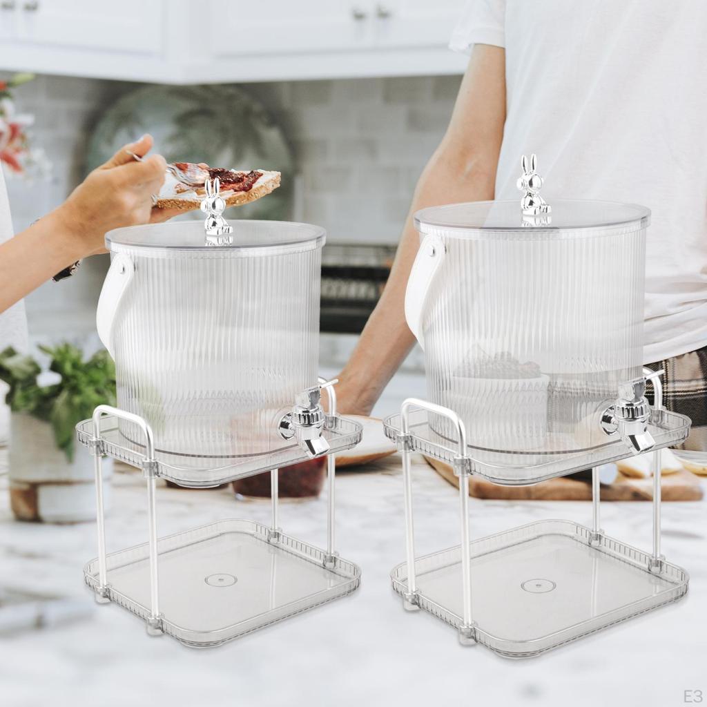 Beverage Dispenser Barrel Bucket Large Capacity Kettle Cold Brew Pot Water Bottle for Lemonade Fruit