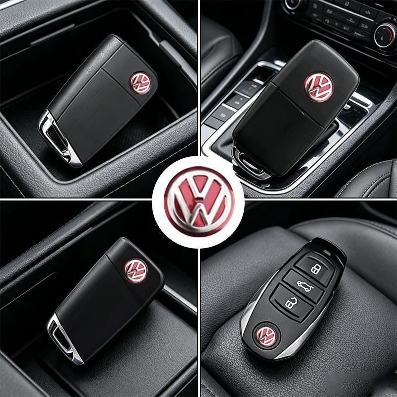 14/11mm Car Key Emblems Replacement Car Key Stickers For Volkswagen VW Polo Passat B5 B6 B7 Golf 4 5 6 Tiguan Jetta CC T5 Touran Ph6