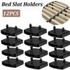 12/20 шт. Фиксаторы для ламелей кровати Прочные заглушки для торца кровати Универсальный держатель для ламелей кровати 12/20 шт.