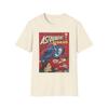 Astounding Stories Comic Cover T-Shirt and kids tshirt | Vintage Motorcycle Graphic Tee for Retro Sci-Fi Fans