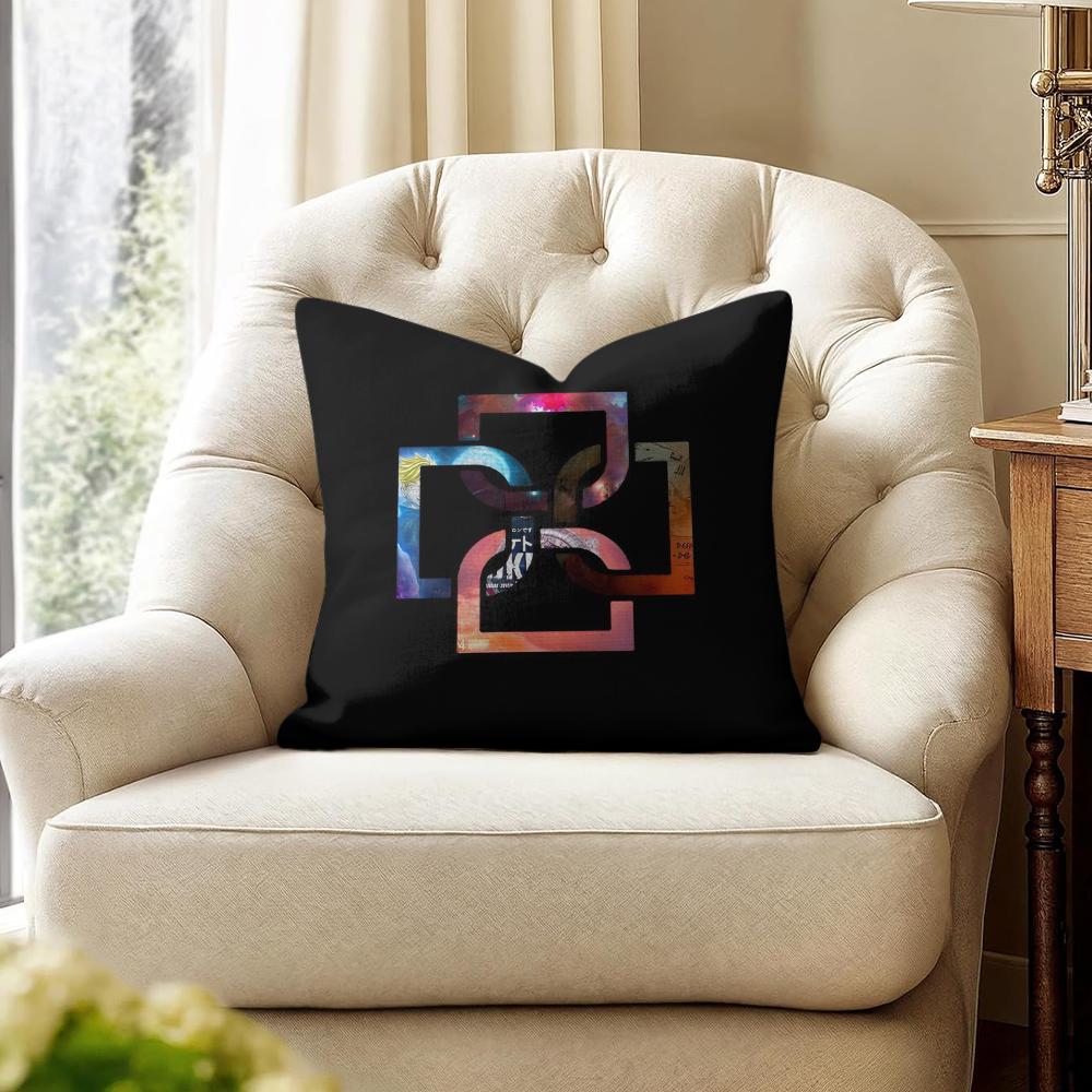 MMale singer DDuki Cushion Cover Natural Linen Organic Fabric DoubleSided Printing Couch Pillow Covers Home Decor