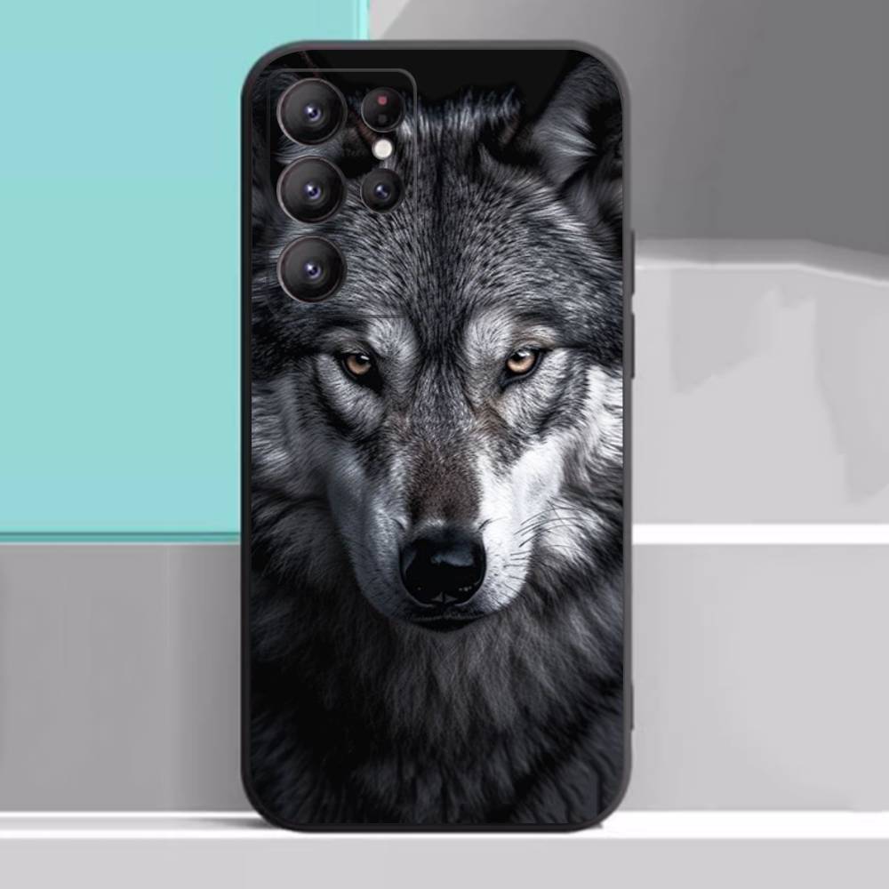 Чехол Волк для Samsung Galaxy Case S25 S23 S22 S21 S30 S20 S10 Ultra Plus FE ТПУ Мягкая крышка