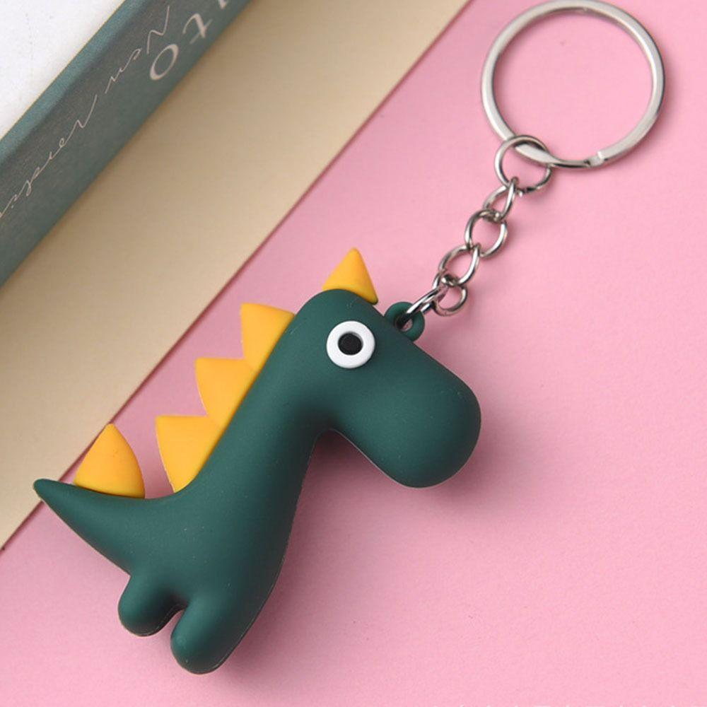Multi-function Dinosaur Key Holders Multicolor Key Chain Creative Animal Cartoon Key Ring Women