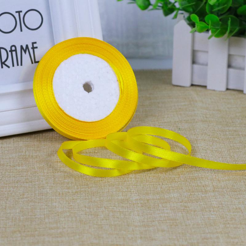 0.6см Белая атласная лента с розой для DIY украшения торта