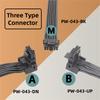Cablecc 12 VHPWR ATX блок питания модульный кабель внешний внешний применимый к 3080 3090 TIPSU 16 Pin видеокарта 3.0 PCI-E 5.0 внутренний, 12+4P