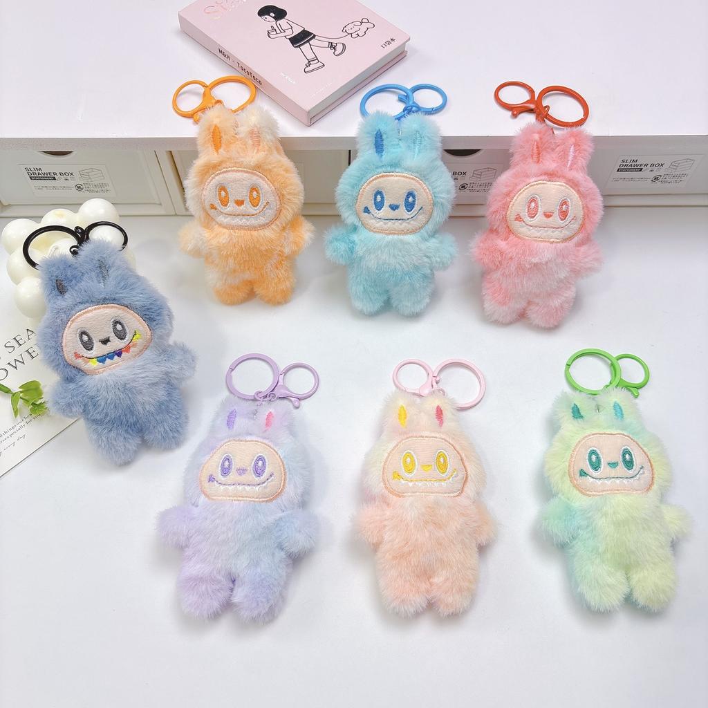 Squeaky Plush Pendant Cute Doll Keychain Plush Toy Pendant