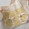 Women Panties High Waist Seamless Contrast Color Tummy Control Butt-lifted Soft Stretchy Quick Dry Anti-septic Lady Underpants Briefs