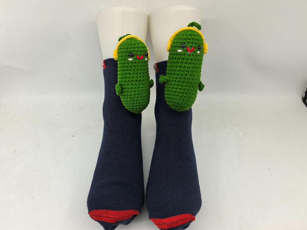 Уютные рождественские вязаные носки с животными - Теплые и милые для осени и зимы