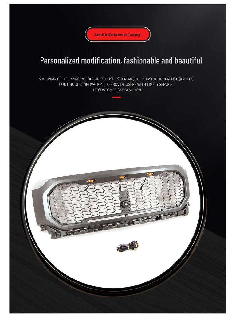 Center Mesh Grille for 21-22 Ford F150