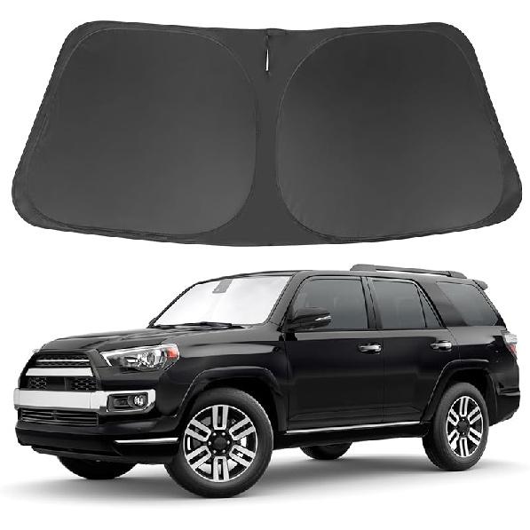 TINGLU Солнцезащитный козырек для Tesla Model X Tesla X 2016-2024 2025 Аксессуары Солнцезащитный козырек на лобовое стекло Защита от УФ-лучей Накидка на солнцезащитный козырек С