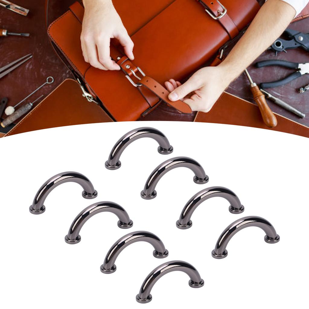 8 комплектов пряжек с U-образным креплением 25x11x5 мм, пряжки для арочного моста, 5,5 мм, крестообразные железные винты для кошелька Ne