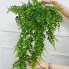 1pc/2pcs 90cm/35.43inch Simulated Wall Hanging Persian Grass Vine Artificial Hanging Fern Plant Vine Hanging Green Plant