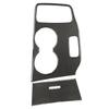 Car Gear Shift Water Cup Holder Panel Decoration Cover Trim For Jeep Grand Cherokee 2014 2015 Black Carbon Fiber