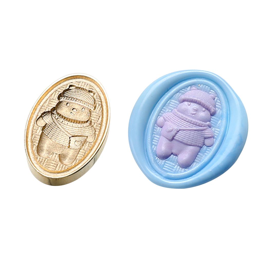 Великобритания, медная головка специальной формы, классическая винтажная восковая головка для штампа для подарка, скрапбукинга