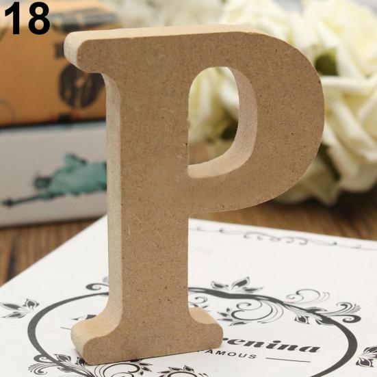 Freestanding A-Z Wood Wooden Letters Alphabet Hanging Wedding Home Party Decor