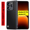 Противоударный чехол для Realme GT 7 Pro / GT 7 Чехол Роскошная текстура волокна PU-кожа Защита телефона Funda для Realme GT7 Pro Capa
