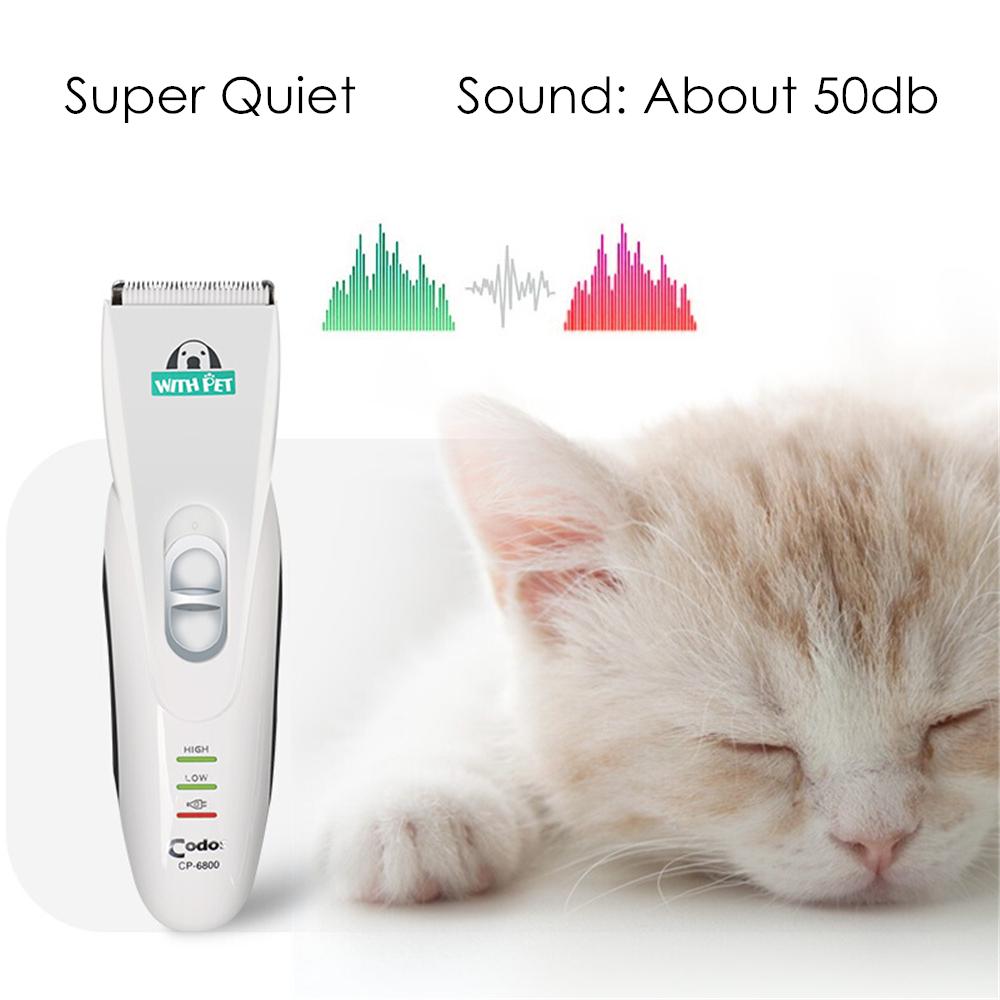 Codos перезаряжаемый малошумный триммер для кошек и собак, электрический триммер для домашних животных H, машинка для стрижки домашних животных, инструмент для ухода за домашними животными Hcut he CP-6800