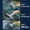 3-в-1 Стеклоочиститель Многофункциональная двусторонняя высокая губка для мытья окон с лейкой для автомобилей Ванная комната Кухня